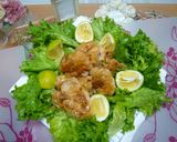 秋に向日葵☆咲きました♪秋鮭の香味揚げ作り方10写真
