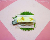柚子胡椒風味✿牡蠣とチーズの春巻き作り方3写真