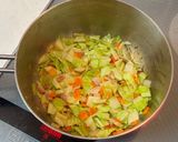 【学校給食】ABCスープ（トマト味）作り方3写真