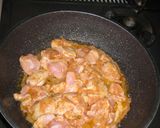 甘柿和風ソースの一口チキンソテー作り方2写真