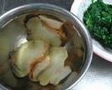 モロヘイヤを食べよう！(ザーサイ入り卵スープ）作り方1写真