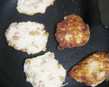 納豆と山芋のぺったんこ焼き作り方2写真