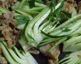 豚とチンゲン菜炒め坦々麺作り方6写真