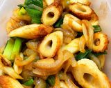玉ねぎ・長ネギ・ちくわのカレー炒め作り方8写真