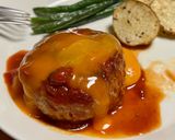お月見ハンバーグ トマたまソース作り方4写真