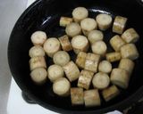 鮭とごぼうの胡麻味噌煮作り方3写真