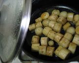 鮭とごぼうの胡麻味噌煮作り方4写真