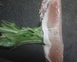 ♡水菜と生ハムの巻き巻きオードブル♡　作り方1写真