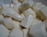里芋とたこの煮物☆作り方1写真