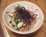 きゅうりとキムチの和え物作り方4写真