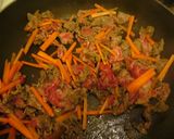 ご飯が進む牛肉とごぼうのきんぴら作り方2写真
