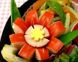 お弁当に輪切りのお花ウィンナー作り方9写真