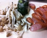 ウインナーとほうれん草のクリームパスタ作り方2写真