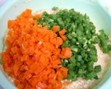 鶏肉でふんわり揚げ団子作り方3写真
