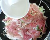 簡単！豚肉とキャベツの蒸し焼き☆作り方3写真