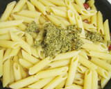 スモークオイスターとドライトマトのペンネ作り方6写真