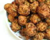 鶏肉でふんわり揚げ団子作り方5写真