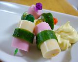 お弁当の隙間に④なんちゃって三色だんご♪作り方3写真