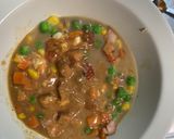 レンジクリーミー生姜焼味オムライス弁当作り方5写真