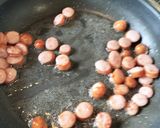 ニラ玉ソーセージ🥚🌭作り方4写真