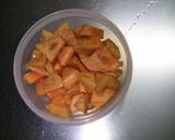 柿とクリームチーズのトースト作り方1写真