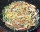 和風スープパスタ　きのことシーチキン入り作り方7写真