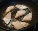 メカジキのキノコ＆トマトあんかけ作り方3写真