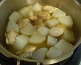 鶏と大根を清酒で炊いたん♪作り方3写真