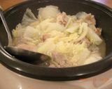 鉄板で焼くとり白菜作り方2写真
