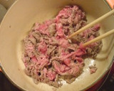 大根まるごと！牛肉と千切り大根の煮物★作り方2写真