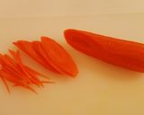 にんじんと椎茸のきんぴら作り方2写真