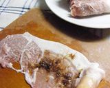 豚肉の長いも巻き おかか風味作り方2写真