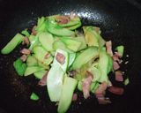 簡単！はやとうりの炒め物♪作り方3写真