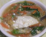 食べるSOUP☆～レタスのあんかけ豆腐～作り方8写真