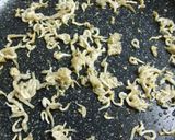 大根の葉っぱとじゃこの炒めたの作り方3写真