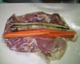 鶏と野菜の巻き物作り方2写真