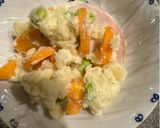 万博にハムポテトサラダおむすび作り方3写真