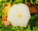 なまけものくんのお弁当✿キャラ弁作り方3写真
