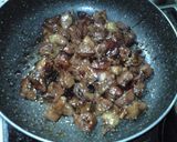 生姜をきかせて☆【鶏の肝の甘辛煮】作り方5写真