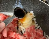 簡単フライパンで牛丼😋白滝でかさ増し【10分】作り方3写真