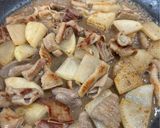 豚モツと大根の煮物作り方6写真