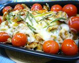 焼きトマトも絶品☆豚キムチのチーズ焼き作り方8写真