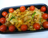 焼きトマトも絶品☆豚キムチのチーズ焼き作り方5写真