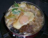 料理のための清酒のすき焼きハンバーグ　　作り方5写真
