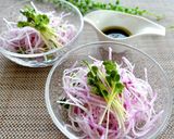 紫大根千切りサラダ★ポン酢ドレッシング作り方3写真