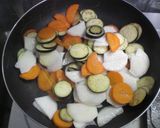 茄子人参山芋の味ポン炒め作り方5写真