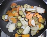茄子人参山芋の味ポン炒め作り方6写真