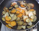 茄子人参山芋の味ポン炒め作り方7写真