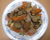 茄子人参山芋の味ポン炒め作り方8写真