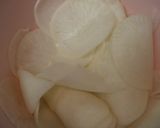 かぶのヒラヒラ甘酢漬け～柚子風味作り方1写真